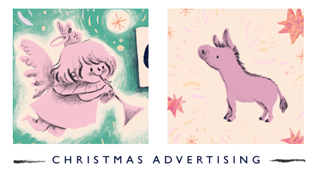 Christmas promotional advertising for a Brighton C of E Church